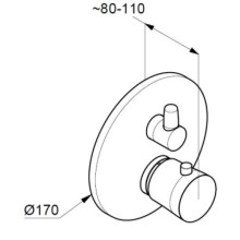 Термостат для душа Kludi Balance 528358775