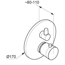 Термостат для душа Kludi Balance 528358775