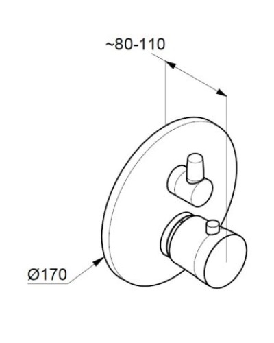 Термостат для душа Kludi Balance 528358775