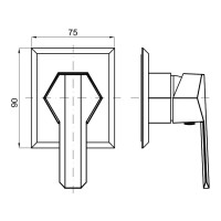 Смеситель для душа Noken Chelsea N199999365