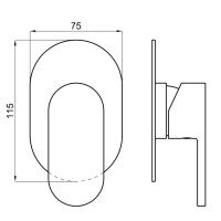 Смеситель для душа Noken Hotels N194710548