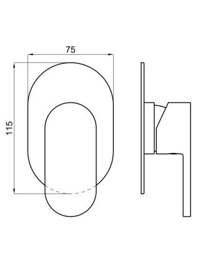 Смеситель для душа Noken Hotels N194710548