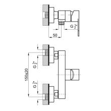 Смеситель для душа Noken Hotels N194710509