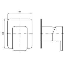 Смеситель для душа Noken Lounge N199999482