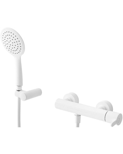 Смеситель для душа Cezares Leaf LEAF-D-BIO Белый матовый