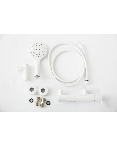 Смеситель для душа Cezares Leaf LEAF-D-BIO Белый матовый