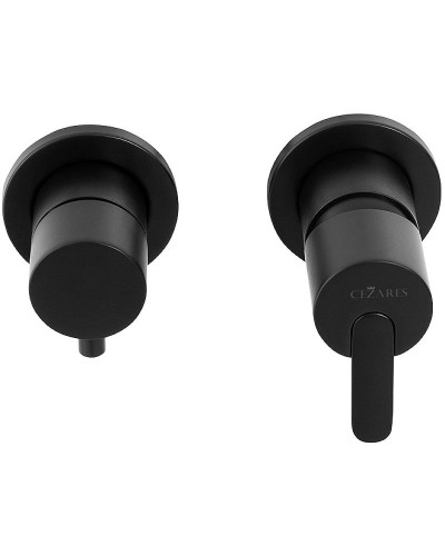 Смеситель для душа Cezares Leaf LEAF-VDIM3-NOP Черный матовый