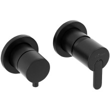 Смеситель для душа Cezares Leaf LEAF-VDIM3-NOP Черный матовый