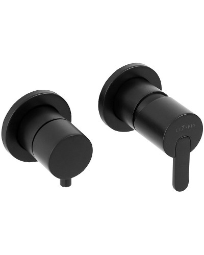 Смеситель для душа Cezares Leaf LEAF-VDIM3-NOP Черный матовый