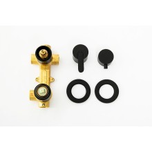 Смеситель для душа Cezares Leaf LEAF-VDIM3-NOP Черный матовый