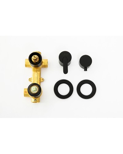 Смеситель для душа Cezares Leaf LEAF-VDIM3-NOP Черный матовый