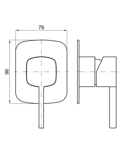 Смеситель для душа Noken NK Concept N199999387