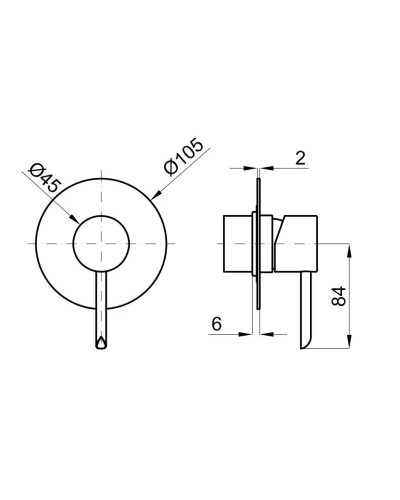 Смеситель для душа Noken Round N200000004