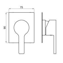 Смеситель для душа Noken Urban N199999593