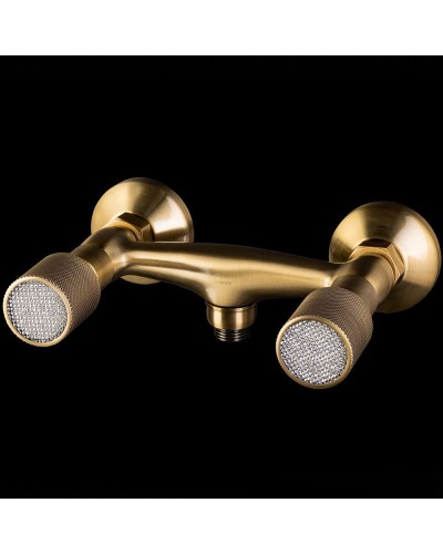 Смеситель для душа Boheme Royal Cristal 314-Royal Бронза