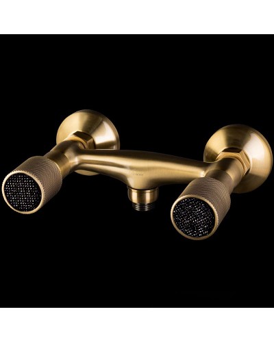 Смеситель для душа Boheme Royal Cristal 314-Royal/CRSTblack Бронза