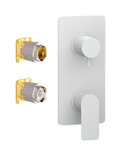 Смеситель для душа Remer Infinity I93KBBO Белый матовый