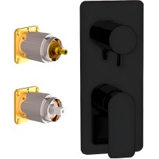 Смеситель для душа Remer Infinity I93KBNO Черный матовый