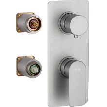 Смеситель для душа Remer Infinity I93KBNPO Никель матовый брашированный