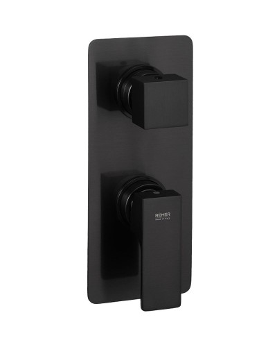 Смеситель для душа Remer Absolute AU92KBCFP Черный хром брашированный