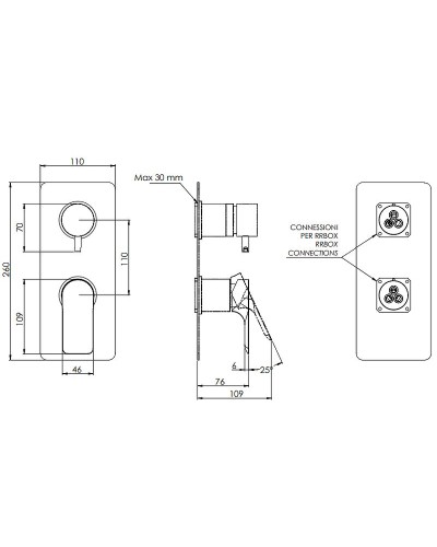 Смеситель для душа Remer Infinity I92KBBO Белый матовый