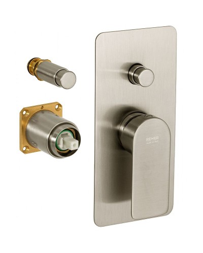 Смеситель для душа Remer Infinity I09KBNP Никель брашированный