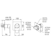 Смеситель для душа Remer Dream D30 Хром