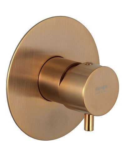 Смеситель для душа Remer Minimal Thermo NT30VO с термостатом Медь
