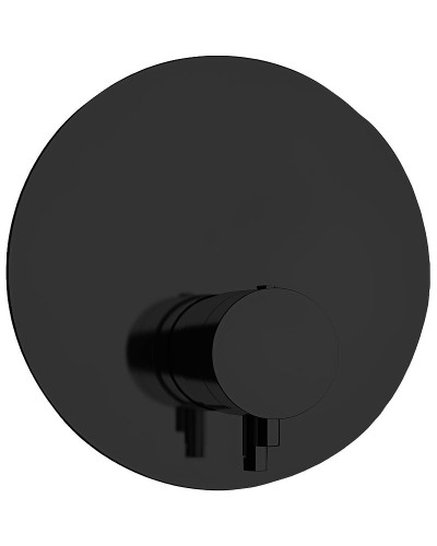 Смеситель для душа Remer Minimal Thermo NT30KBNO с термостатом Черный матовый