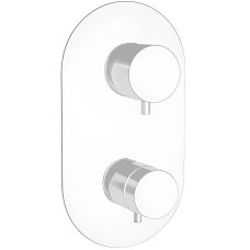 Смеситель для душа Remer Minimal Thermo NT93KBBO с термостатом Белый матовый