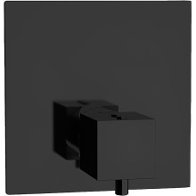 Смеситель для душа Remer Qubica Thermo QT30KBNO с термостатом Черный матовый