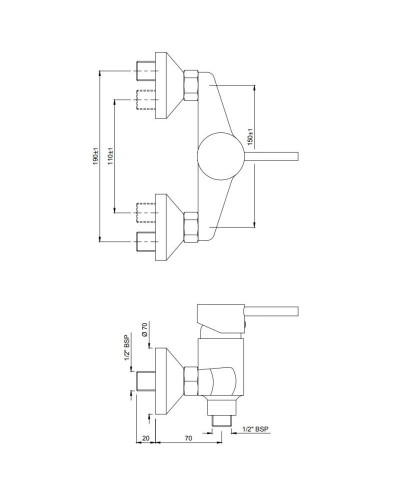 Cмеситель для душа Jaquar Florentine FLR-CHR-5149