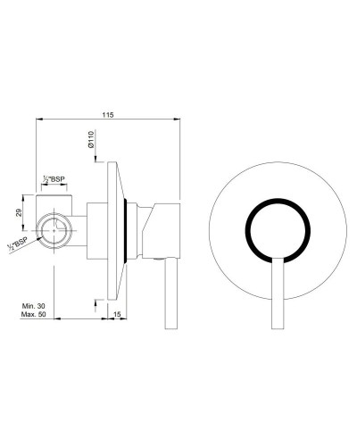 Cмеситель для душа Jaquar Florentine FLR-CHR-5227
