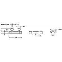 Термостат для душа Bravat Nizza F9353387CP-01-RUS