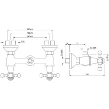 Смеситель для душа Jaquar Queen’s QQT-CHR-7209