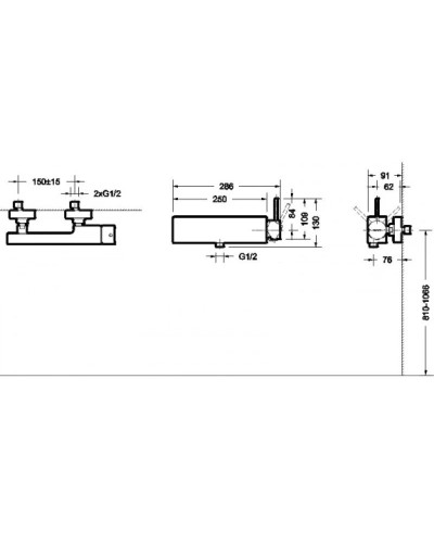 Смеситель для душа Bravat Arc F96061K-01-ENG