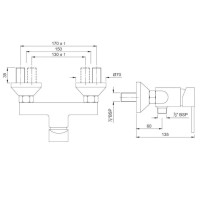 Смеситель для душа Jaquar D'Arc DRC-CHR-37149