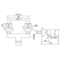 Смеситель для душа Jaquar Lyric LYR-CHR-38149