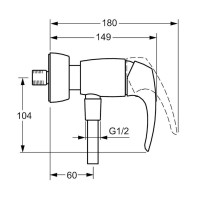 Смеситель для душа Hansa Disc 01680174