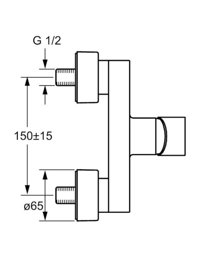 Смеситель для душа Hansa Ligna 06670103
