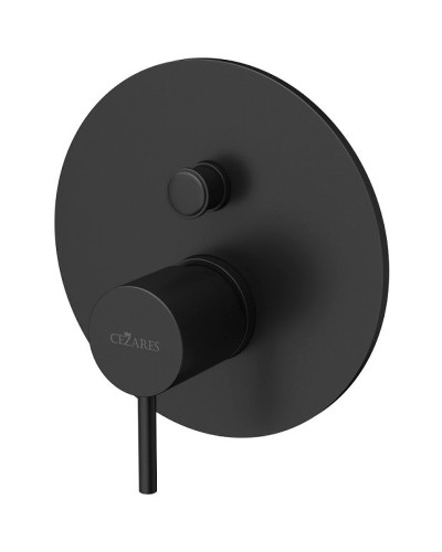 Смеситель для душа Cezares Leaf LEAF-VDIM-L-NOP Черный матовый