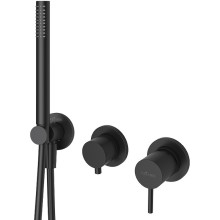 Смеситель для душа Cezares Leaf LEAF-DIM3-D-L-NOP Черный матовый