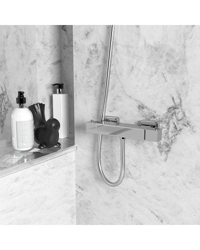 Смеситель для душа Paini Dax 84CR511THKM с термостатом Хром