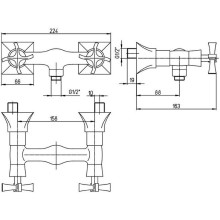 Смеситель для душа Paini Elix 85CR511LMKM Хром