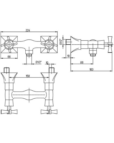 Смеситель для душа Paini Elix 85CR511LMKM Хром