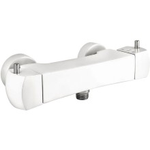 Смеситель для душа Paini Lady 89BY511TH с термостатом Белый матовый Хром