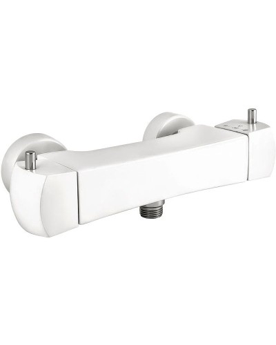 Смеситель для душа Paini Lady 89BY511TH с термостатом Белый матовый Хром