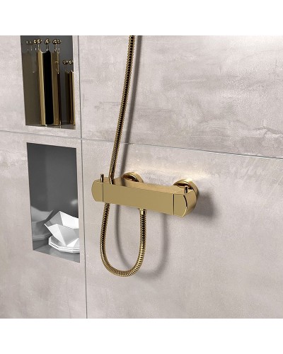 Смеситель для душа Paini Lady 89OP511TH с термостатом Золото