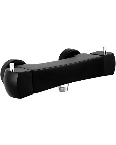 Смеситель для душа Paini Lady 89YO511TH с термостатом Черный матовый Хром