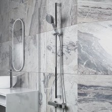 Смеситель для душа Paini Ovo 86CR511TH с термостатом Хром